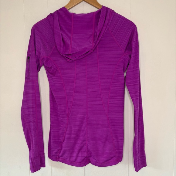 Athleta Pacifica UPF Hoodie w/ thumb holes + pocket 1/4 Zip Top CoverUp Sz Small - Picture 4 of 12